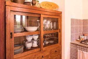 A kitchen or kitchenette at Holiday villa Gelso - Ragusa