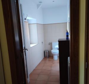 Koupelna v ubytování Albergue rural l'Almada de Yebra