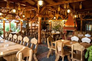 Restaurant o un lloc per menjar a Pensiunea Sarmis