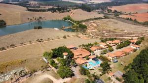 Bird's-eye view ng Hotel Fazenda da Lagoa