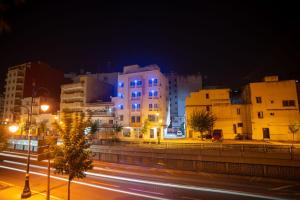 O edifício onde o hotel está situado