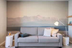 Posezení v ubytování City-Appartment schick, Einzelgarage inkl