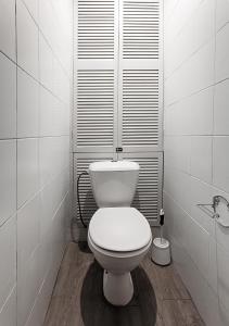 キーウにあるApartment on Milyutenka 15のバスルーム(白いトイレ付)が備わります。
