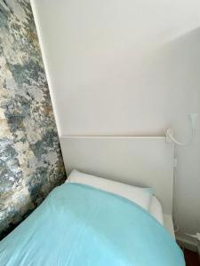 Ein Bett oder Betten in einem Zimmer der Unterkunft Apartment am Schloßpark