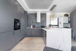 Kuchyňa alebo kuchynka v ubytovaní Mogilska Apartments by Renters Prestige