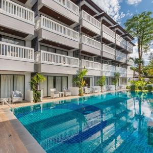an image of a swimming pool in front of a building at Aonang Buri Resort- SHA Extra Plus in Ao Nang Beach