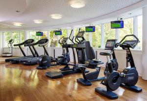 Das Fitnesscenter und/oder die Fitnesseinrichtungen in der Unterkunft Parkhotel Bremen – ein Mitglied der Hommage Luxury Hotels Collection