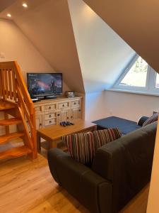 Χώρος καθιστικού στο Apartman Horec 30 a 1