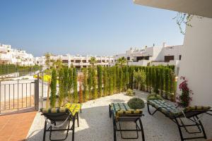 A balcony or terrace at Rosa Chenz