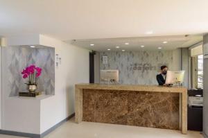 Vstupní hala nebo recepce v ubytování Hotel Confort 80 Zona Rosa