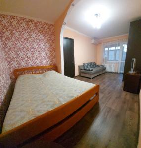 Voodi või voodid majutusasutuse Frantsuzky Bulvar 22А toas