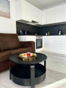 Kuchyň nebo kuchyňský kout v ubytování Exclusives Apartment 10 meters to Ocean