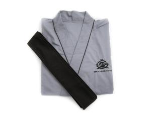 a grey shirt with a black ribbon on it at APA Hotel Keikyukamata Ekimae in Tokyo