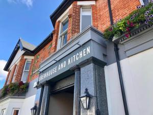 a sign on the side of a building at Brewhouse and Kitchen in Bournemouth