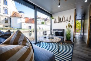 Posezení v ubytování Rezidence Malše - Unikátní apartmány na vodě