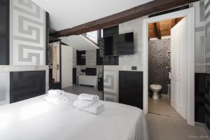 Postel nebo postele na pokoji v ubytování Hotel Deco