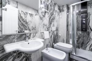 Koupelna v ubytování Hotel Deco