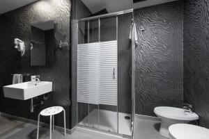 Koupelna v ubytování Hotel Deco
