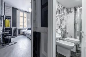 Koupelna v ubytování Hotel Deco
