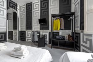 TV a/nebo společenská místnost v ubytování Hotel Spagna