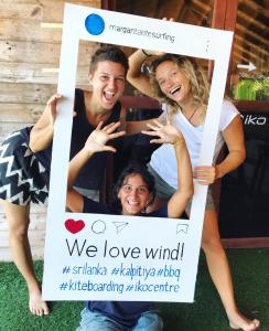 Hosté ubytování Margarita kitesurfing school Sri Lanka