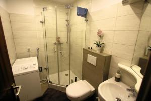 Koupelna v ubytování Laatzen - Single room