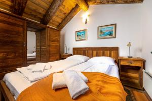 Postel nebo postele na pokoji v ubytování Villa Lindraze