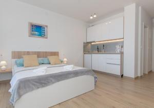 Eldhús eða eldhúskrókur á Seaview apartments Oscar