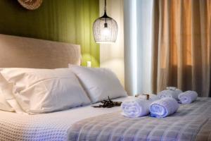 Posteľ alebo postele v izbe v ubytovaní Hammock House