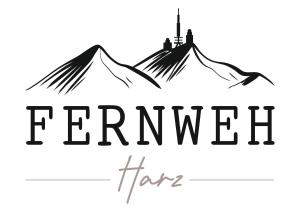 塞森Fernweh Harz的山顶上挂着旗帜的山,芬根的话