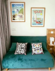 Posezení v ubytování Le BÔ Studio - Logement standing vue mer & piscine