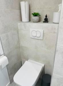 Koupelna v ubytování Le BÔ Studio - Logement standing vue mer & piscine