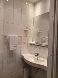 Koupelna v ubytování Hotel-Gasthof zum Ritter