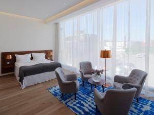 Letto o letti in una camera di PM & Vänner Hotel