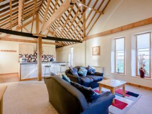 A seating area at High Barn Canons 