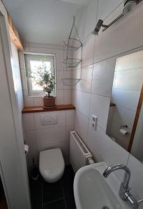 Ein Badezimmer in der Unterkunft Ferienwohnung Rotmoosblick direkt am Rande unberührter Natur