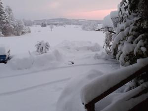 Ferienwohnung Rotmoosblick direkt am Rande unberührter Natur im Winter