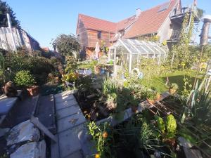 Ein Garten an der Unterkunft Ferienwohnung Rotmoosblick direkt am Rande unberührter Natur