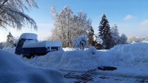 Ferienwohnung Rotmoosblick direkt am Rande unberührter Natur im Winter