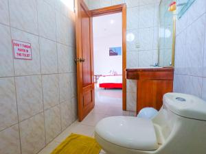 Vannituba majutusasutuses Gran Hostal Tintorera