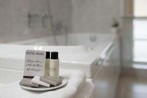 Koupelna v ubytování Hotel Roma