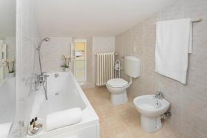 Koupelna v ubytování Hotel Roma