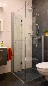 Kúpeľňa v ubytovaní Apartment Hucklehaus + 20 fotografií