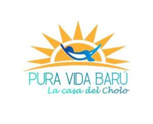 a logo for a puerto vallarta barrio at Pura Vida Baru - La Casa del Cholo in Barú