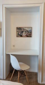 Posezení v ubytování Rosa Rooms Meran