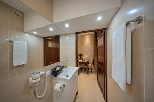 Kúpeľňa v ubytovaní Villa la Val, Apartamenty Wałbrzych