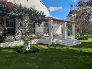 Zahrada ubytování L'Auberge Chanteclair