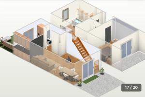 Plan piętra w obiekcie Cozy Chalet - playa a 200m