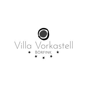 um logótipo para uma joalharia chamada Villa Vaughn Boutique em Villa Vorkastell em Börfink