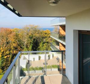 Balkón alebo terasa v ubytovaní Aquamarina Prima - Beach - Free garage